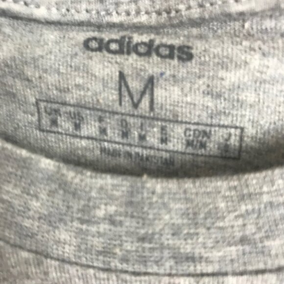 Adidas Grey and Black T-shirt Size M - Picture 7 of 8